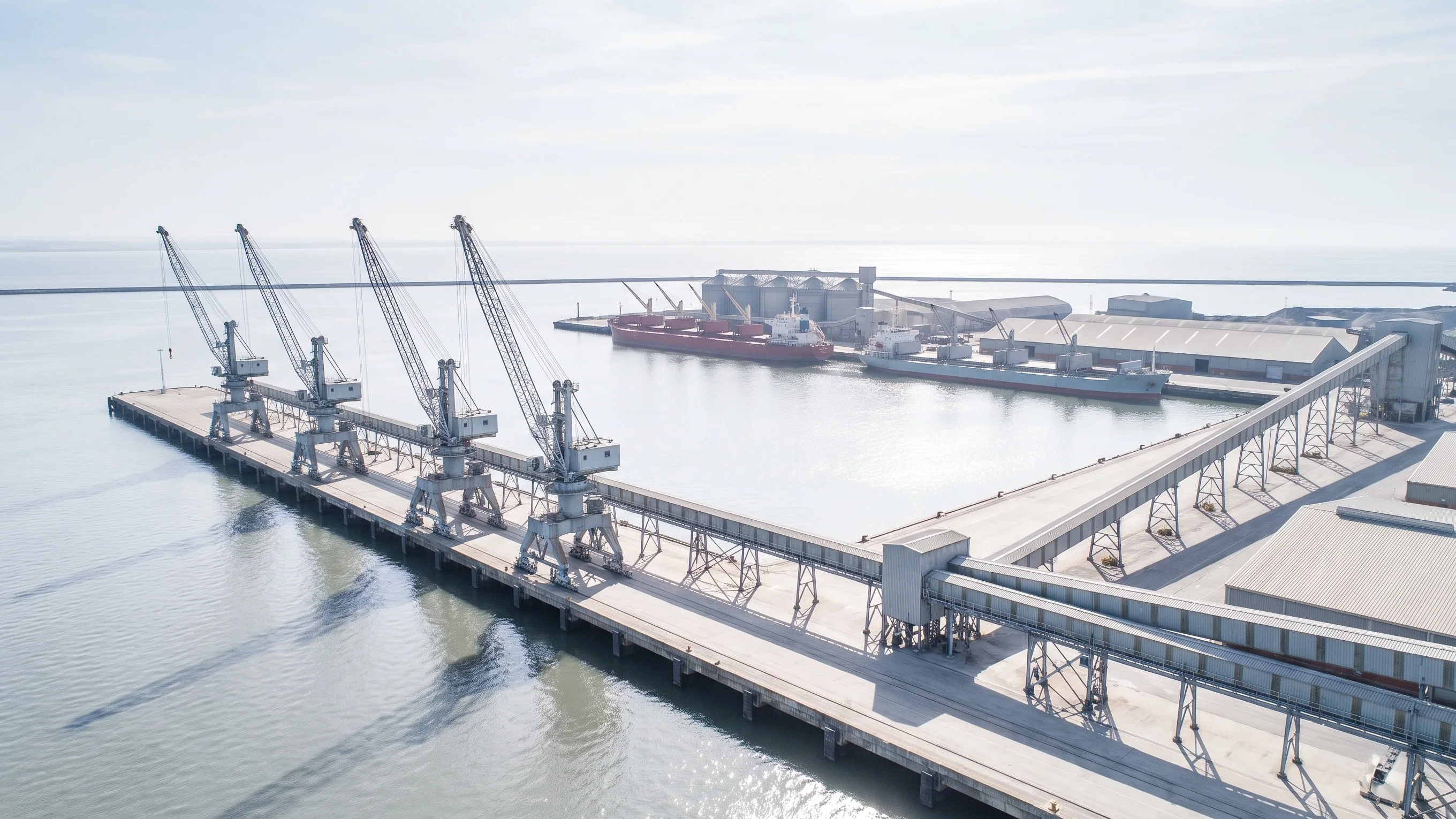 United Bulk Carrier vessel navigating international waters